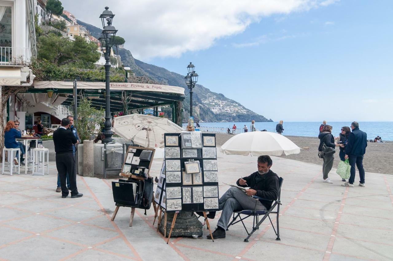 Casa Il Capriccio, Spiaggia Grande Positano Villa Kültér fotó